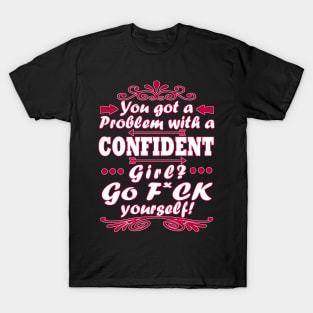 Women Girls Confident Birthday Gift T-Shirt